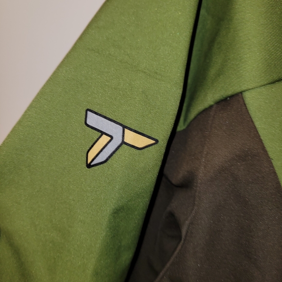 4/25 Columbia Titanium Mens LG Green Softshell Jacket Outdoor Hiking Trail Gorp - Picture 4 of 9